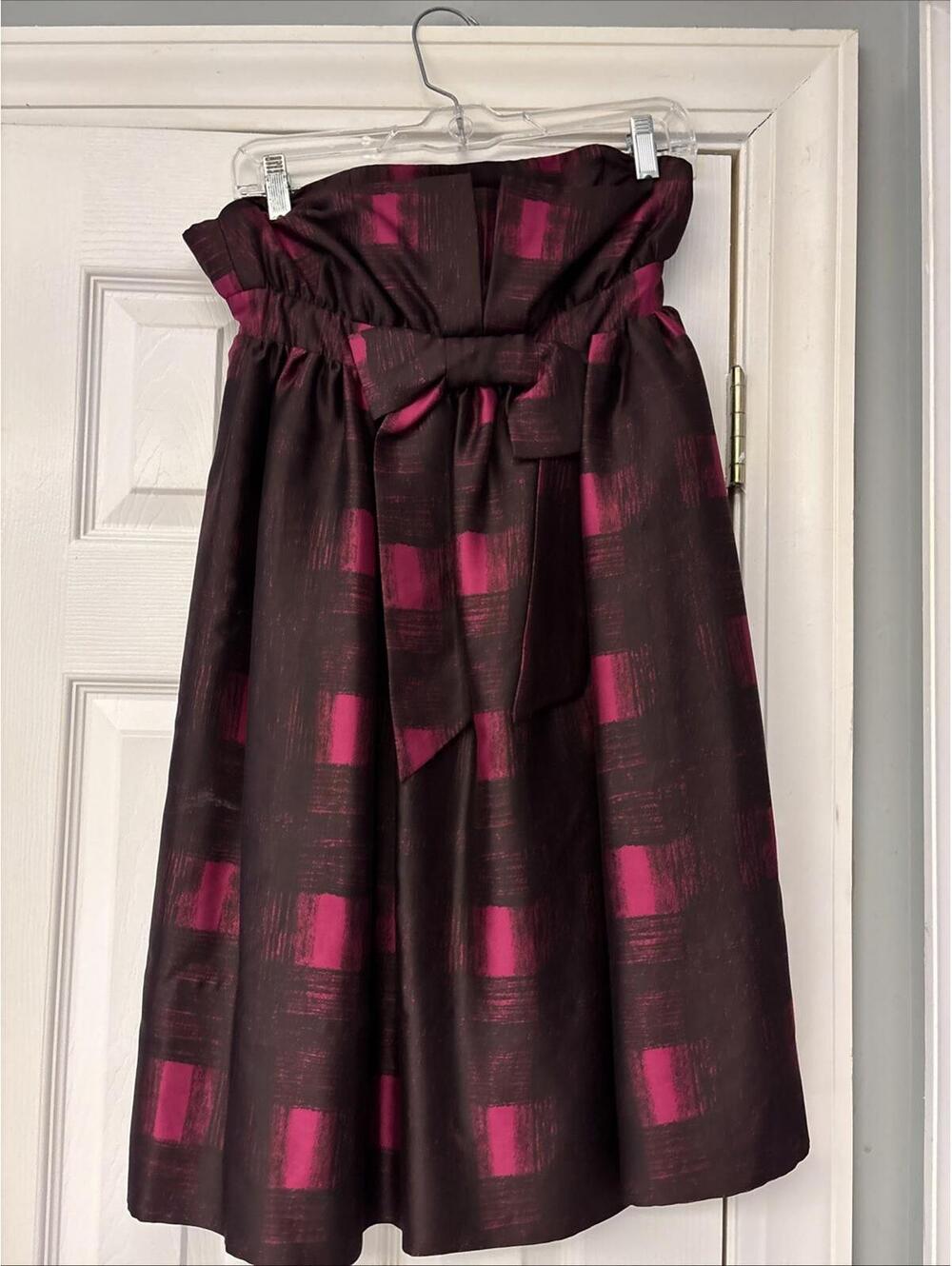 Marc by Marc Jacobs Purple Print Strapless Dress Size 2. Cocktail Wedding Cruise
